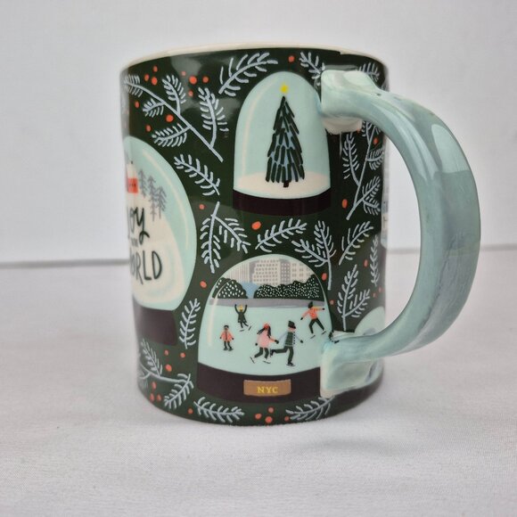 Anthropologie Joy To The World Cities Holiday Mug - Picture 4 of 14